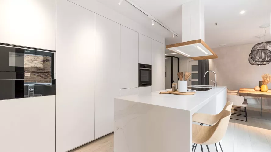 Frente columnas cocina