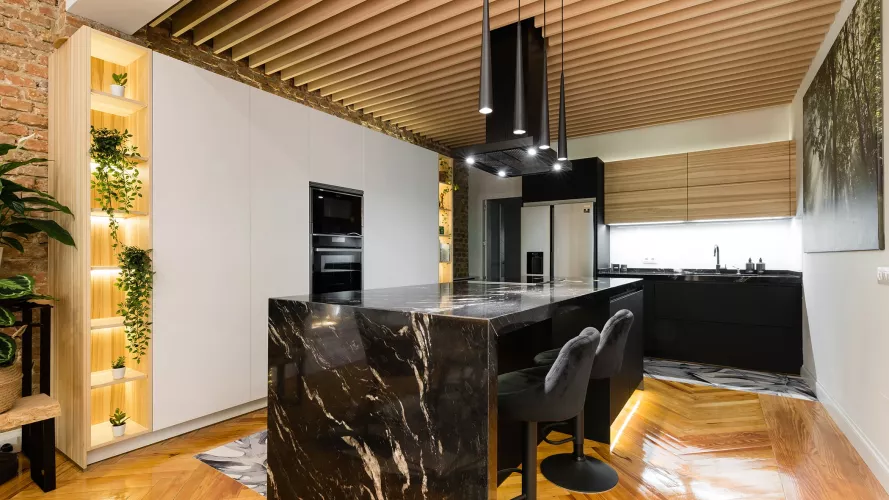 Cocina Santos con isla