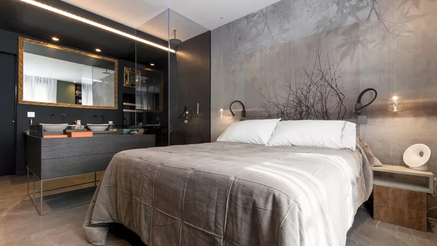 Diseño dormitorio con baño integrado