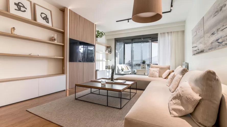 Mueble bajo Santos en salón