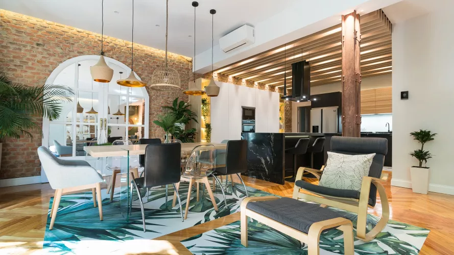 reforma integral con materiales naturales