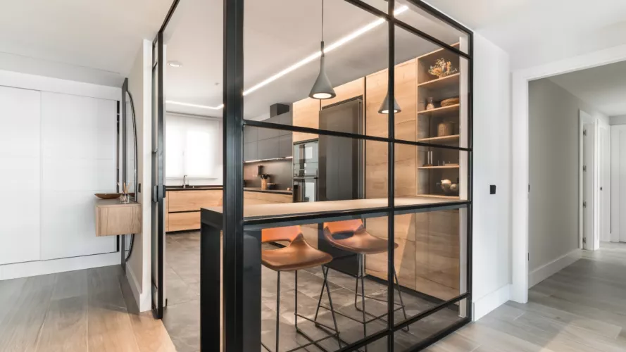 Vista cocina proyecto interiorismo