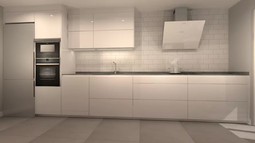 Cocina Santos Blanca en Paralelo