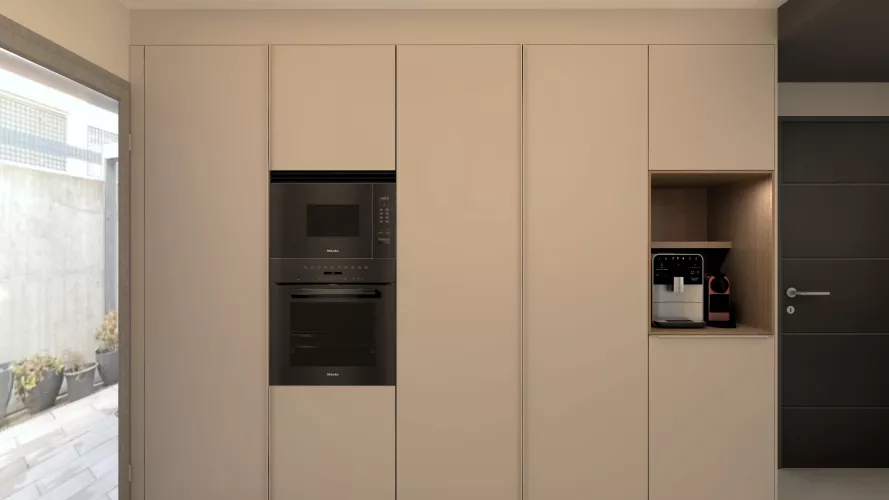 Cocina contemporánea en Madrid