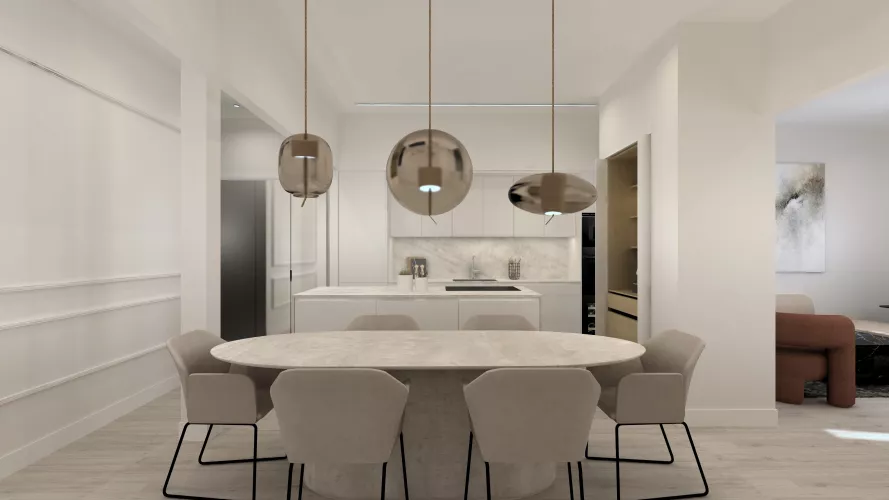 Cocina abierta al salón