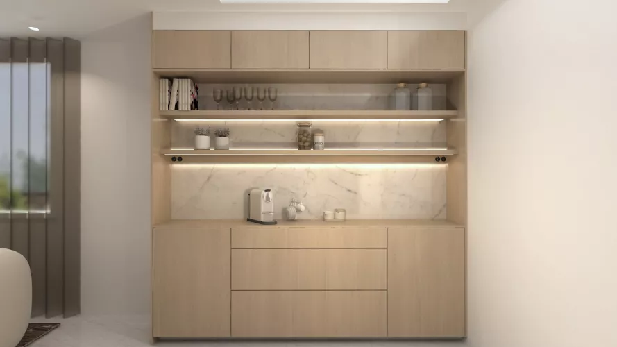 Diseño de cocinas con conexión al salón en Madrid