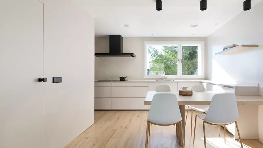 Cocina Santos Cashmere con Mesado