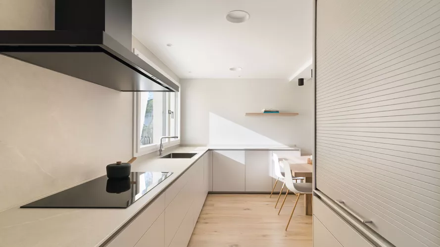 Cocina Santos Cashmere con Mesado