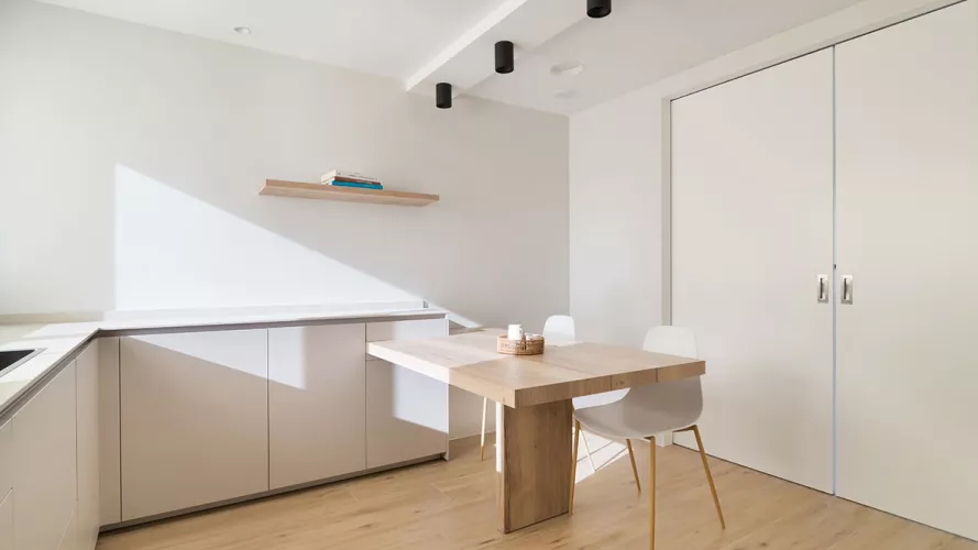 Cocina Santos Cashmere con Mesado