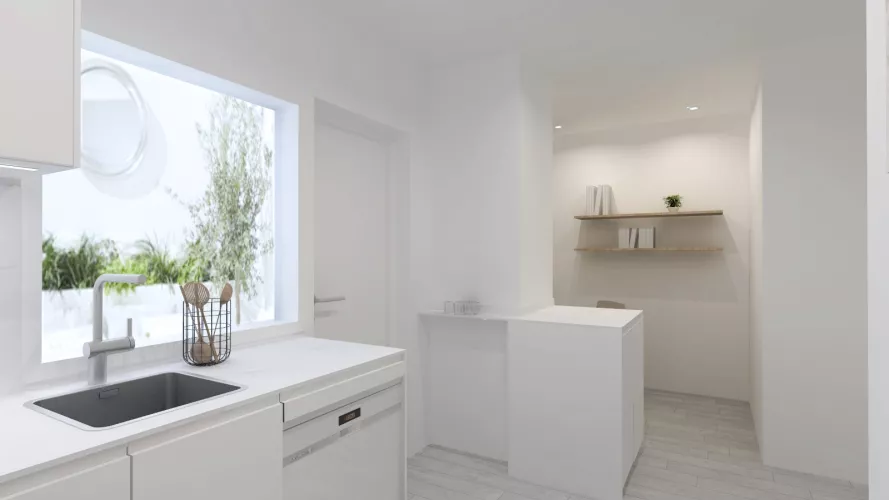 cocina santos blanco innsbruck lateral fregadero