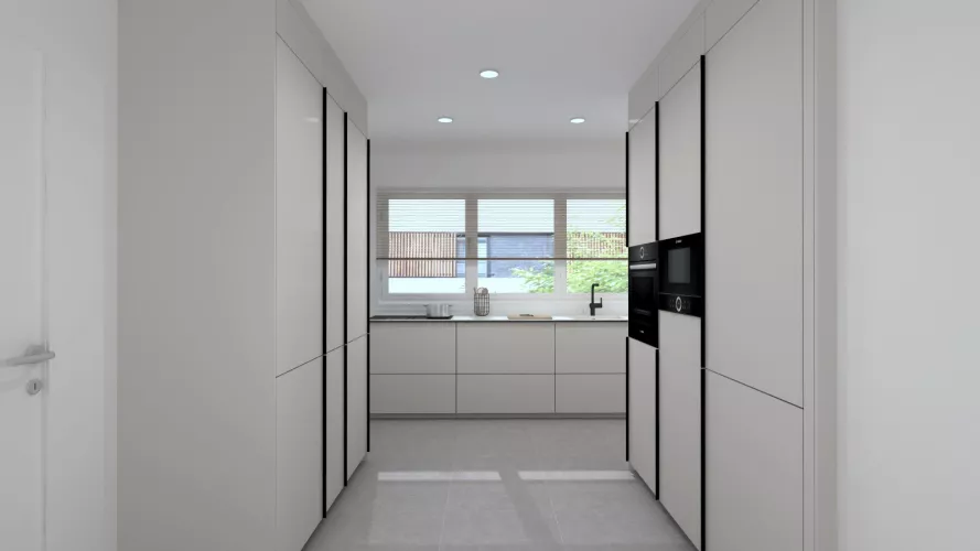 Cocina Santos Cashmere pasillo