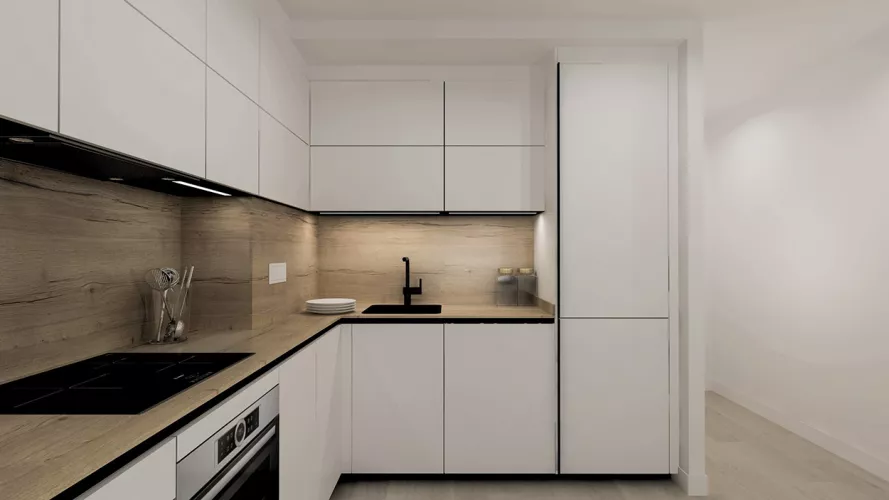 Cocina Santos abierta al salón