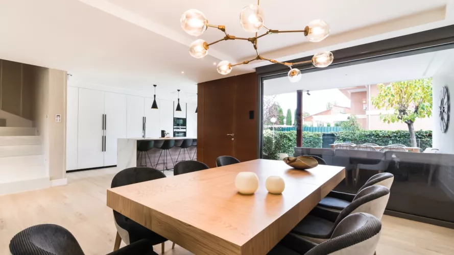 Cocina abierta al salón