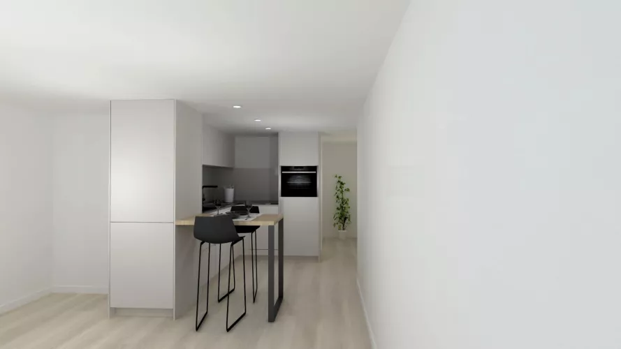 Cocina Cashmere en Forma de L