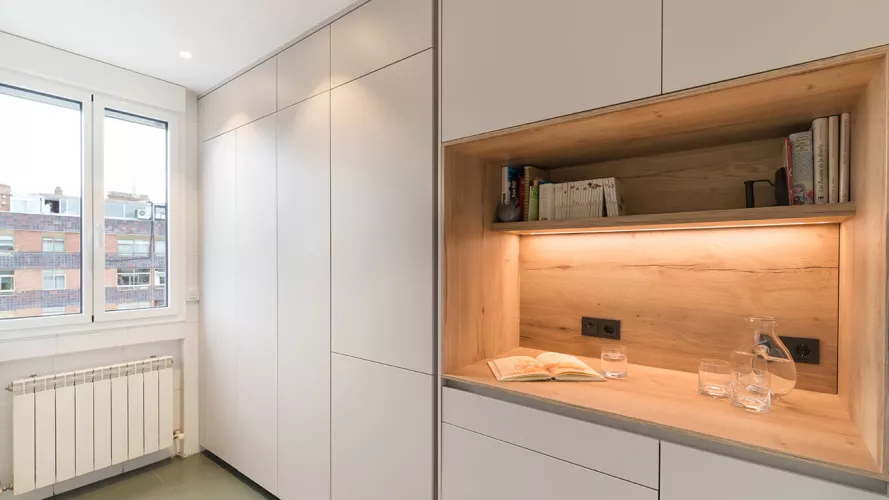 Cocina Santos Cashmere con hornacina