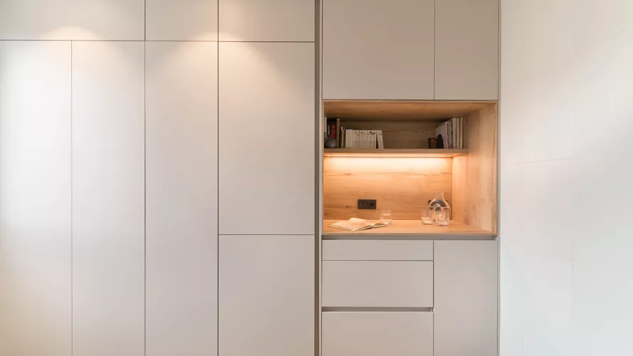 Cocina Santos Cashmere con hornacina