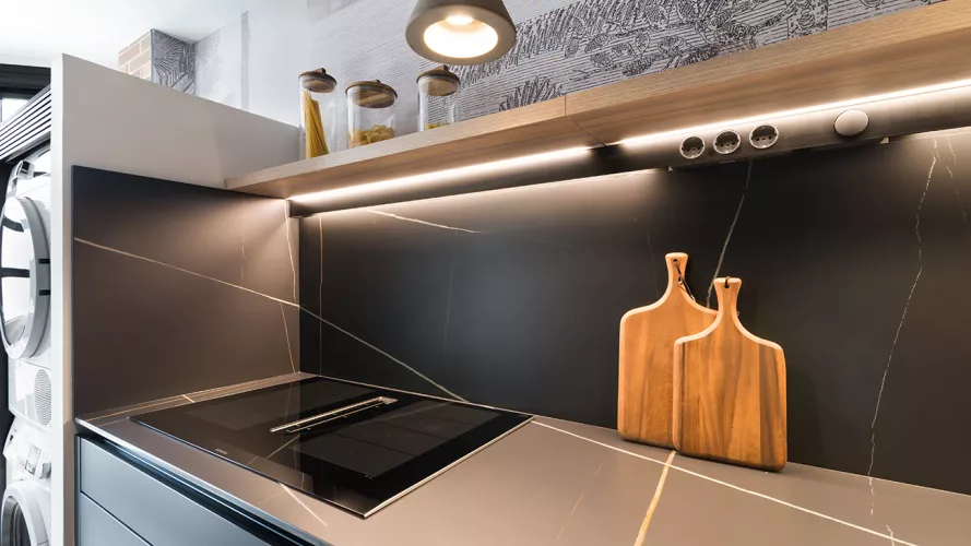 Cocina Santos pequeña negra