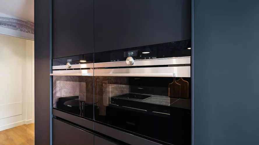 Cocina Santos pequeña negra