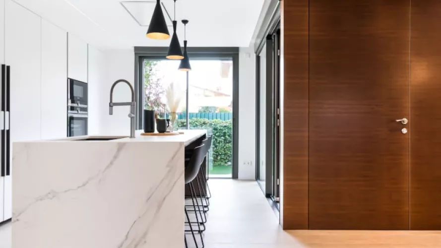 Cocina Santos abierta al salón