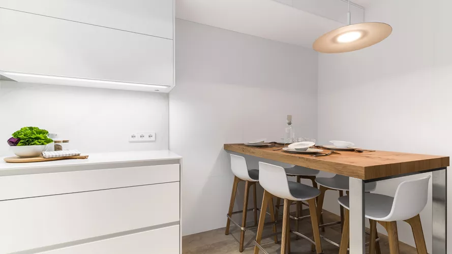 Cocina Blanca Moderna Santos