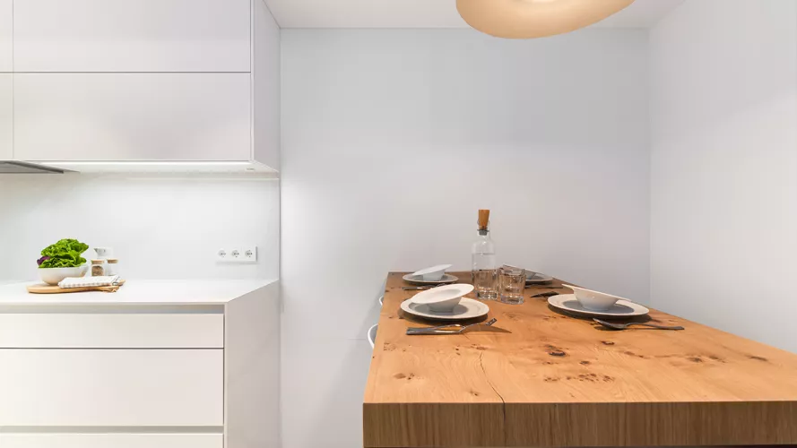 Mesado, Tablero marino roble acabado antic