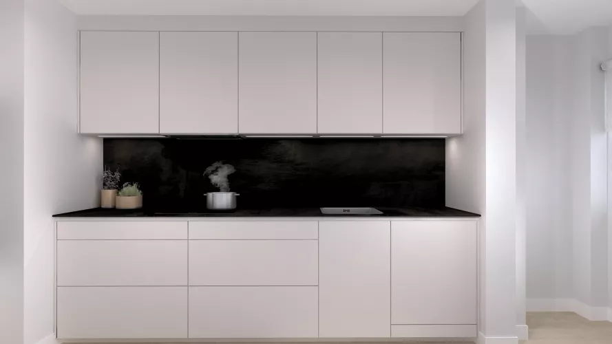 Cocina Santos blanca