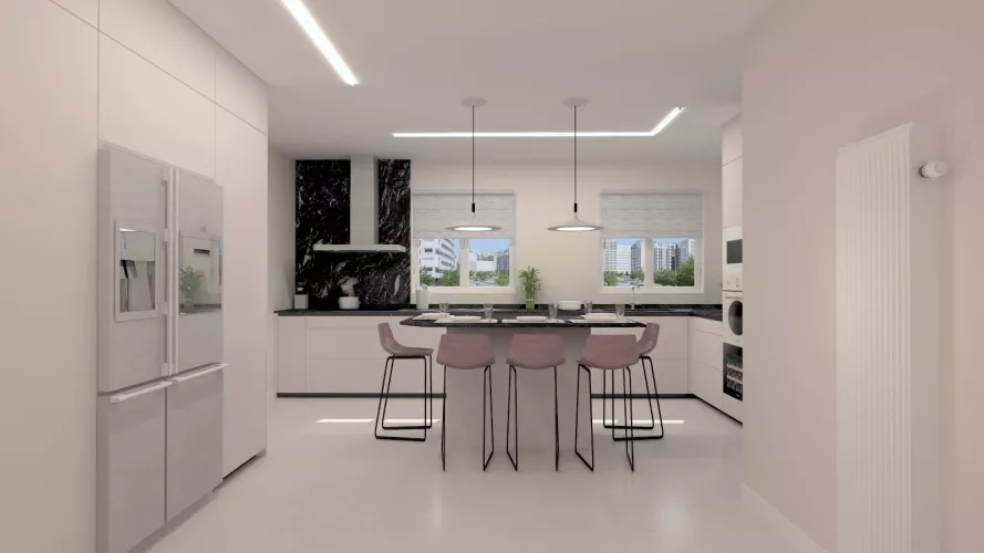 Cocina Santos con isla