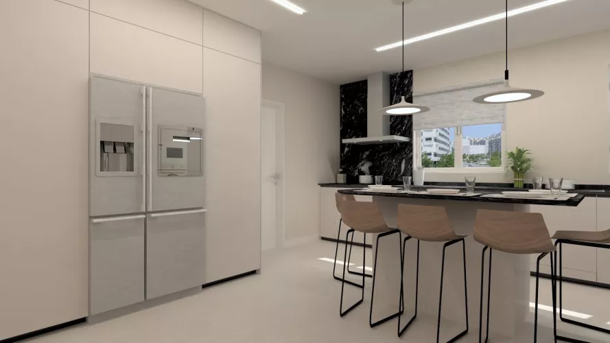 Cocina Santos con isla