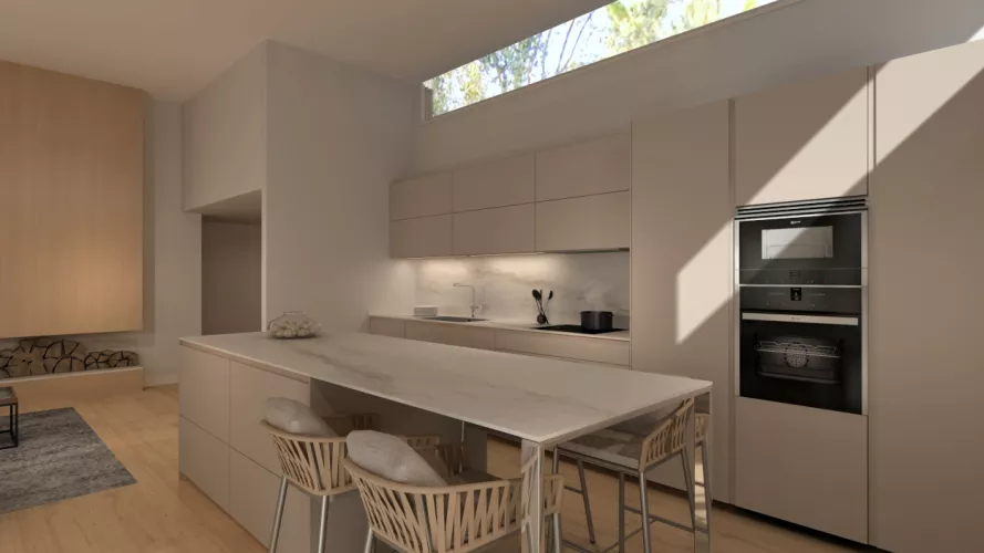 Cocina Santos con isla