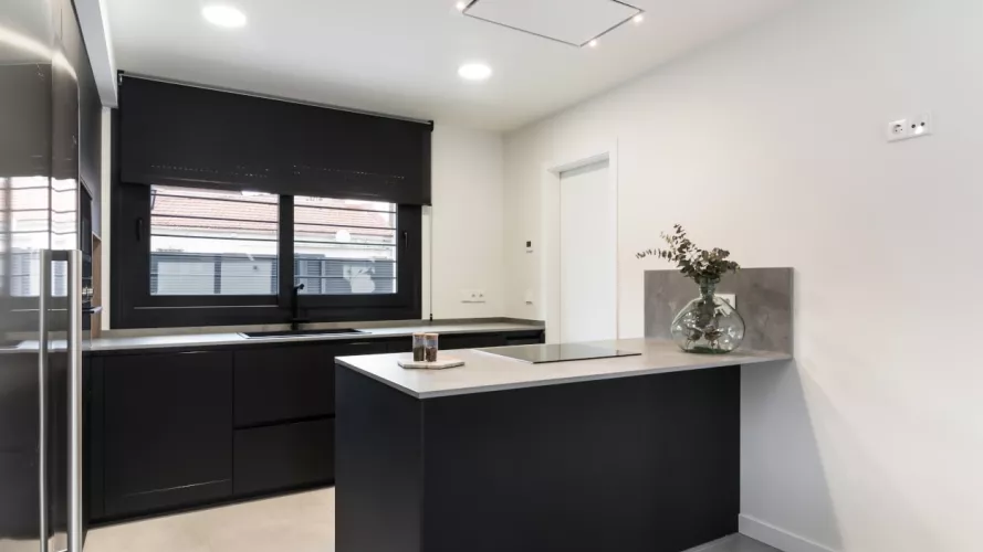 Cocina Santos con península