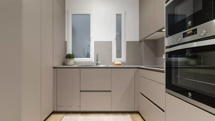 Cocina Santos en forma de U