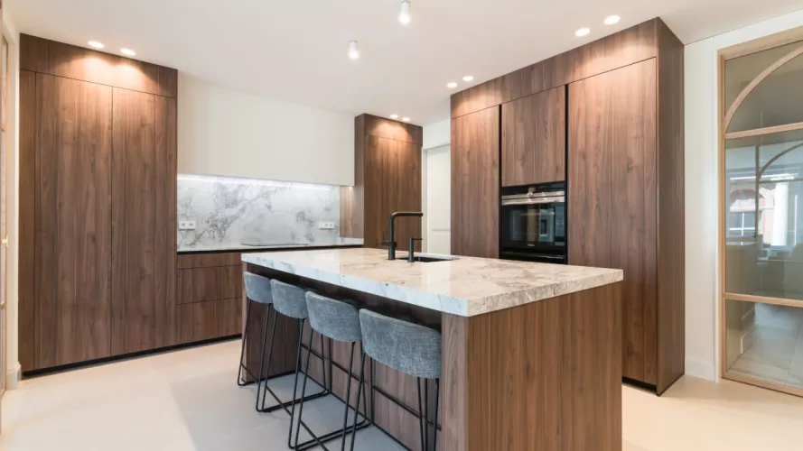 Cocina Santos nogal tierra