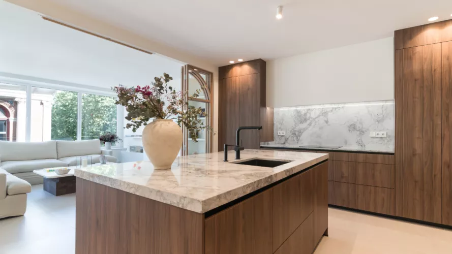 Cocina semiabierta al salón