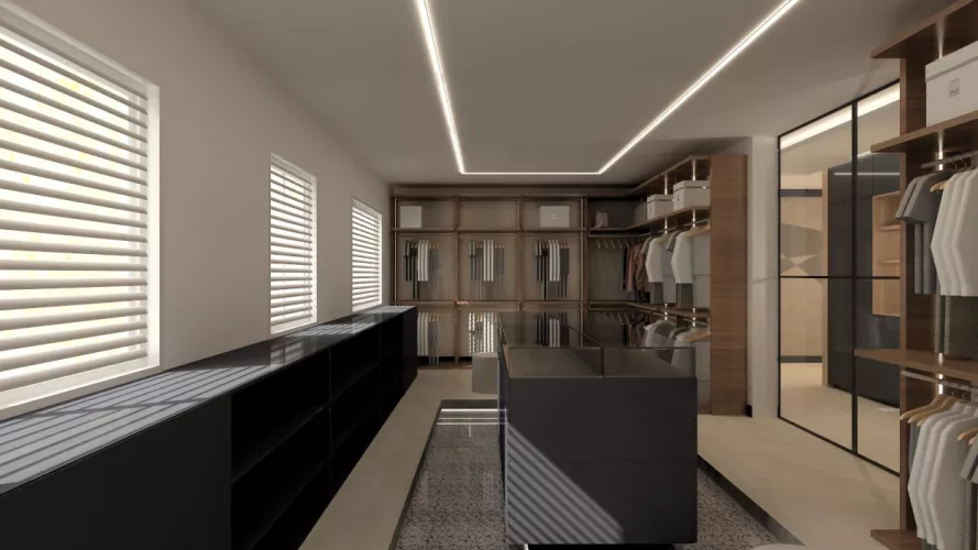 Dormitorio suite con baño y vestidor