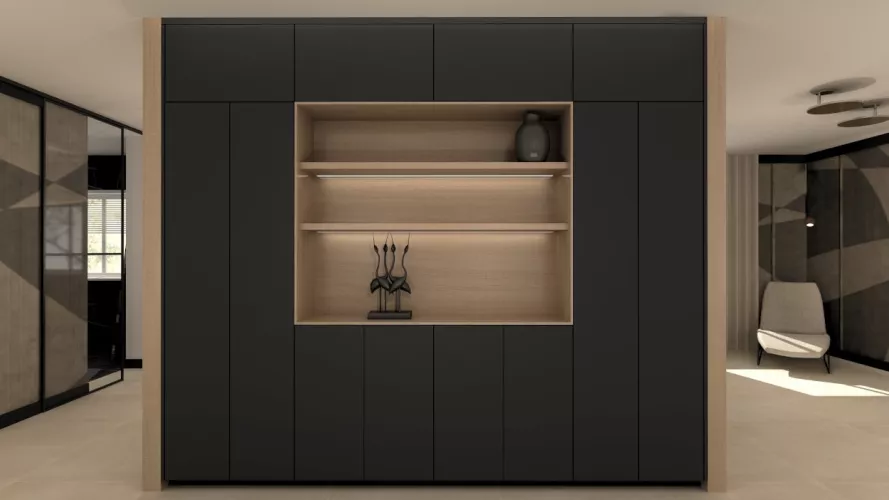 Dormitorio suite con baño y vestidor