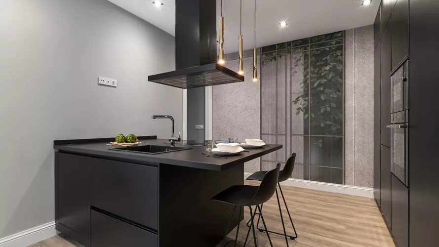 Cocina moderna de Santos Cocinas