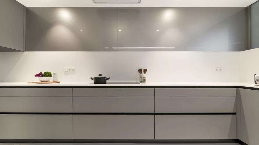 Cocina Santos Gris en L