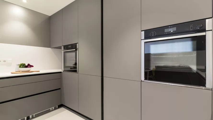 Cocina Santos Gris en L