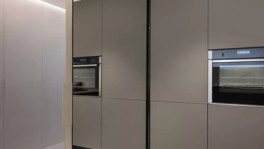 Cocina Santos Gris en L