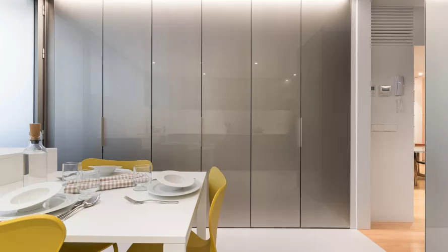 Cocina Santos Gris en L