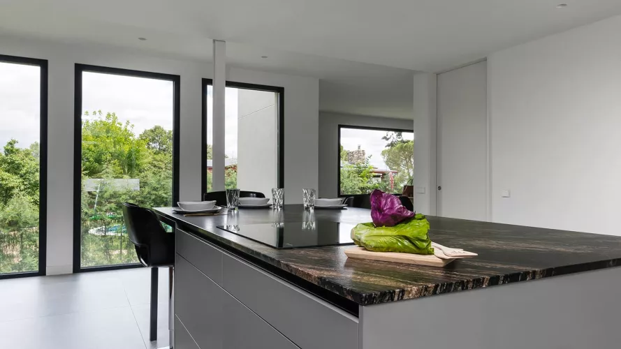 Encimera cocina moderna