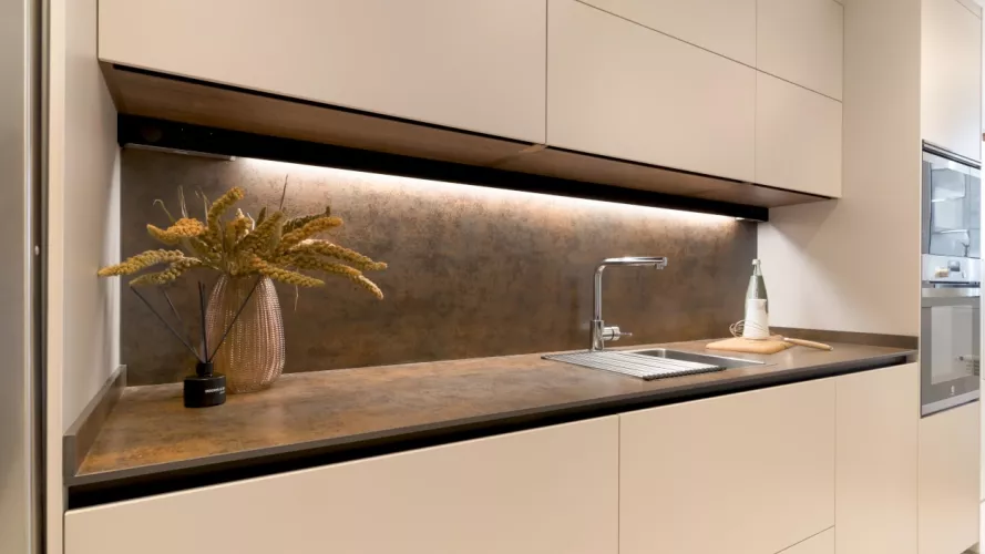 Encimera color iron corten