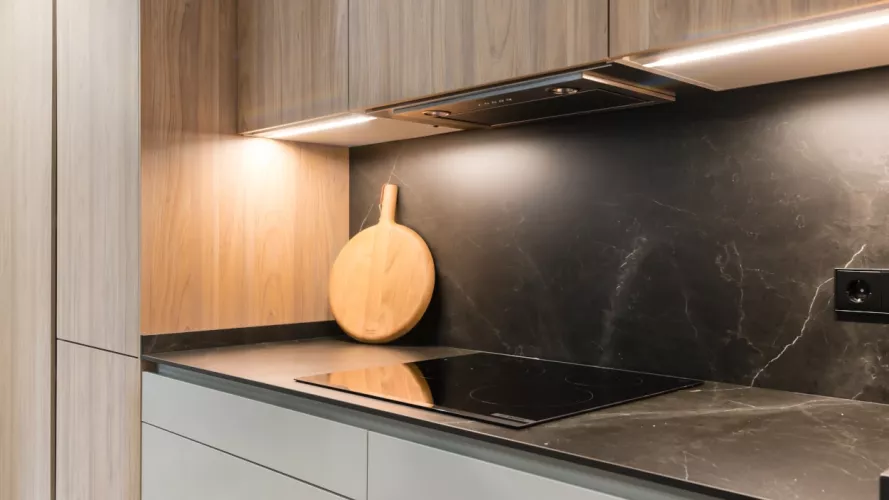 Frente zona cocción cocina Santos