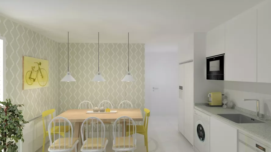 Madrid | Cocina Santos | Modelo Line E | Encimera Silestone