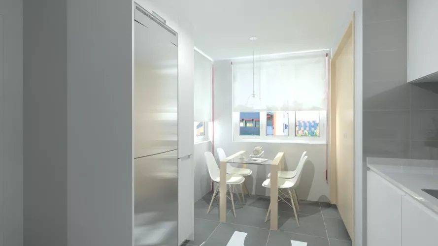 Boadilla del Monte | Cocina Santos | Modelo Line E | Encimera Silestone