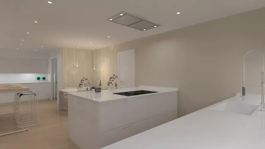 Pozuelo | Cocina Santos | Modelo Karmel SM | Encimera Dalian