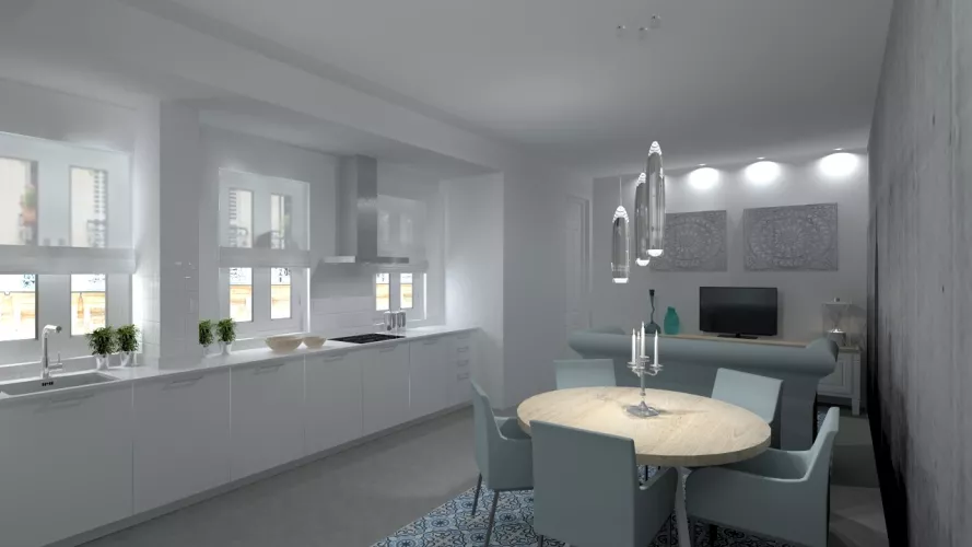 Proyecto con Encimera Silestone en Madrid de Cocina Santos y Modelo Line Minos