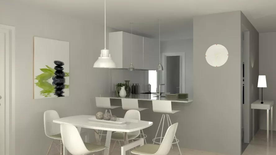 Madrid | Cocina Santos | Modelo Line | Encimera Silestone