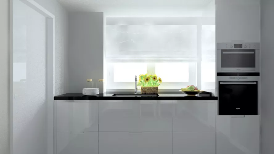 Madrid | Cocina Santos | Modelo Minos | Encimera Granito