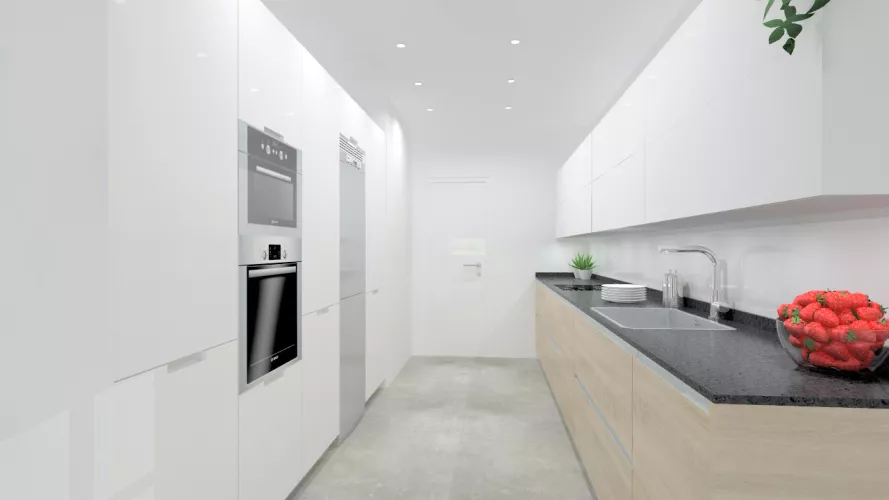 Madrid | Cocina Santos | Modelo Minos L | Encimera de Granito